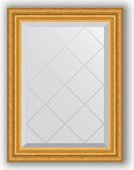Зеркало Evoform Exclusive-G 520x700 с гравировкой, в багетной раме 67мм, состаренное золото BY 4001