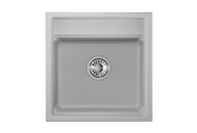 Кухонная мойка Granula Kitchen Space KS-5002, 500x510, накладная, кварц, Арктик 5002, АРКТИК