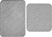 Набор ковриков для ванной Grund Diamond, 50x80см, 50x55см, полиэстер, серый B4026-155106303/060106303