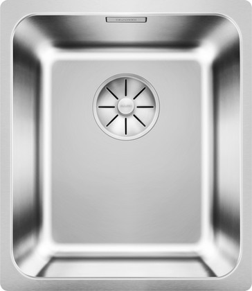 Кухонная мойка Blanco Solis 340-U, с отводной арматурой, полированная сталь 526115