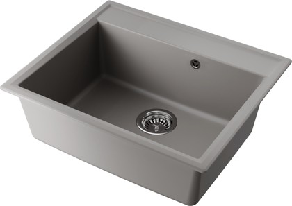 Кухонная мойка Omoikiri Daisen 60-GR, искусственный гранит, leningrad grey 4993620