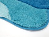 Коврик для ванной Grund Curts, 60x100см, полиакрил, синий-бирюзовый b2570-16143