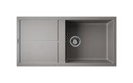 Кухонная мойка Omoikiri Sumi 100A-GR, с крылом, Artceramic, leningrad grey 4997110