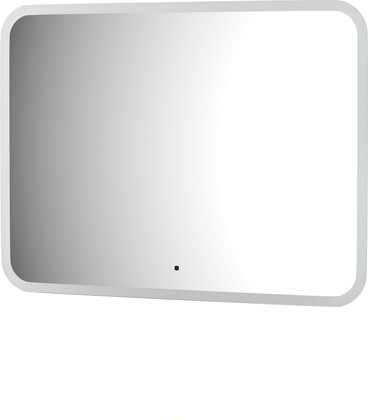 Зеркало с матированием и LED-подсветкой Defesto, 25W, 80x60см, ИК-выключатель, тёплый белый свет DF 3817RH