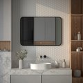 Зеркало с окантовкой Defesto Aura 100x70, LED подсветка, сенсорный выключатель, тёплый белый свет DF 2979SH