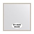 Зеркало Evoform Definite 680x680 в багетной раме 28мм, витое серебро BY 0656