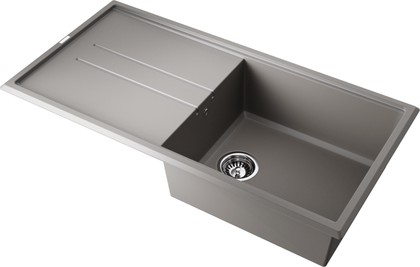 Кухонная мойка Omoikiri Tedori 100-GR Tetogranit, leningrad grey 4993567