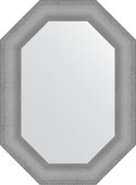 Зеркало Evoform Polygon 560x760 в багетной раме 88мм, серебряная кольчуга BY 7289