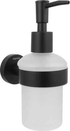 Дозатор жидкого мыла Aquatek Вега, матовый чёрный AQ4005MB