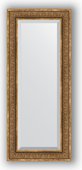 Зеркало Evoform Exclusive 590x1390 с фацетом, в багетной раме 101мм, вензель бронзовый BY 3526
