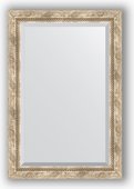Зеркало Evoform Exclusive 630x930 с фацетом, в багетной раме 70мм, прованс с плетением BY 3433