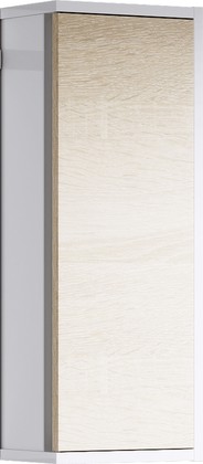 Шкаф навесной Aqwella Miami, 650x250, белый, дуб сонома Mai.04.25