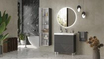 Шкаф Velvex Edge 350 навесной, графит pp.EDG.35 графит