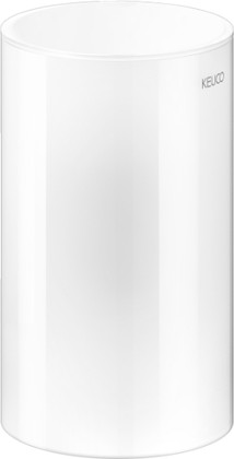 Запасная колба для туалетного ёршика Keuco Reva, хрусталь, белый матовый 19964 010008