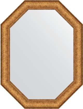Зеркало Evoform Polygon 580x730 в багетной раме 73мм, медный эльдорадо BY 7130