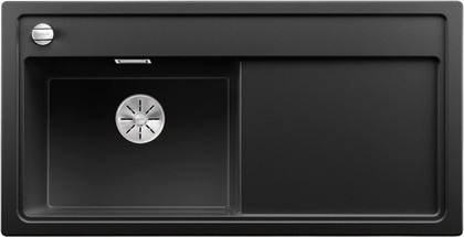 Кухонная мойка Blanco Zenar XL 6S-F, чаша слева, клапан-автомат, антрацит 523909