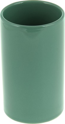 Стакан для зубных щёток Spirella Tube Moss-Green керамика, зелёный 1019900