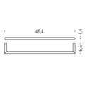 Полотенцедержатель Colombo Mini, 464, PVD, нержавеющая сталь B4010.HPS1
