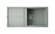 Кухонная мойка Omoikiri Sumi 100A-WG, с крылом, Artceramic, wind green 4997111