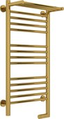 Полотенцесушитель электрический Сунержа Богема 2.0, с полкой, 800x400, МЭМ справа, золото 03-5207-8040
