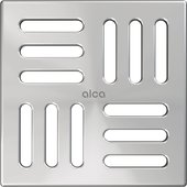 Решётка для сливного трапа Alcaplast, 102x102мм, дизайновая, нержавеющая сталь MPV004