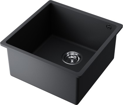 Кухонная мойка Omoikiri Bosen 44-U-BL, Tetogranit, чёрный 4993595