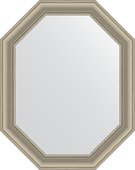 Зеркало Evoform Polygon 760x960 в багетной раме 88мм, хамелеон BY 7176