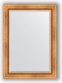 Зеркало Evoform Exclusive 760x1060 с фацетом, в багетной раме 88мм, римское золото BY 3464