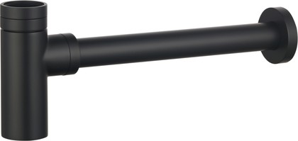 Сифон для раковины AQUAme цилиндр, чёрный матовый AQM7010MB