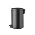 Мусорный бак с педалью Brabantia NewIcon 12л, тёмно-серый 233487