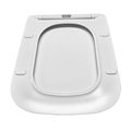 Крышка-сиденье для унитаза Aquatek Квадро AQ1515T-00, микролифт, быстросъёмное, белый AQ0515-00