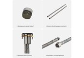 Смеситель для раковины Aquatek Лира 103, без донного клапана, хром AQ1410CR
