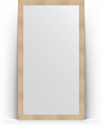 Зеркало Evoform Definite Floor 1110x2010 пристенное напольное, в багетной раме 90мм, золотые дюны BY 6019