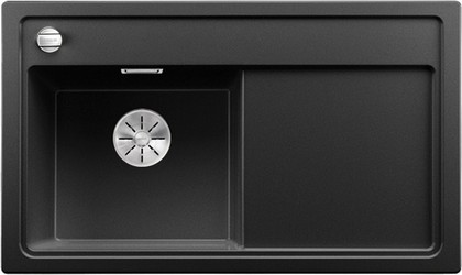 Кухонная мойка Blanco Zenar 45S-F, чаша слева, клапан-автомат, антрацит 523819
