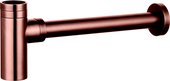 Сифон для раковины AQUAme цилиндр, медь шлифованная AQM7010BC