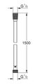 Душевой шланг Grohe Silverflex Long-Life 1500 мм, с защитой от перекручивания, хром 26346001