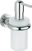 Дозатор для жидкого мыла Grohe Atrio, стекло, настенный, хром 40306000
