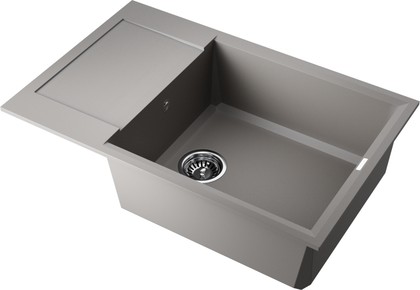 Кухонная мойка Omoikiri Sakaime 78-LB-GR оборачиваемая, Tetogranit, leningrad grey 4993555