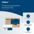 Индивидуальные бумажные покрытия на унитаз Tellus VS1 Комфорт, 10 упаковок по 250 листов 750197