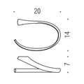 Держатель для полотенец Colombo Land, 200мм, хром B2831.CR