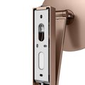 Косметическое зеркало Keuco iLook_move, подсветка, круглое, выключатель, увеличение х5, красное золото шлифованное 17612 299004