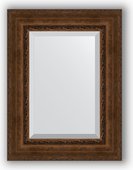 Зеркало Evoform Exclusive 620x820 с фацетом, в багетной раме 120мм, состаренная бронза с орнаментом BY 3403