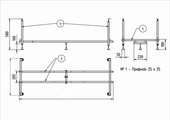 Сборный каркас для ванны Aquatek 140x70, универсальный стальной, (Мия, Тея версии 02) KAR-0000106