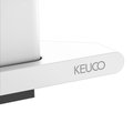 Угловая полочка для душа Keuco Aveno, со встроенным стеклоочистителем, белый матовый 14657 510100