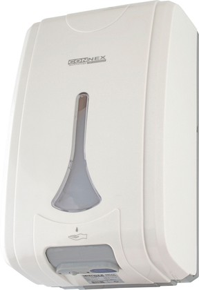 Дозатор антисептика сенсорный Connex ASD-210 White, Гель, 4x1.5V, белый