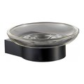 Мыльница с держателем Wonzon & Woghand Carbon, чёрный матовый WW-7722