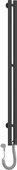 Полотенцесушитель электрический Сунержа Нюанс 1200, тёмный титан муар 15-0543-1253