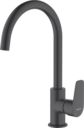 Смеситель для кухни Aquatek Бетта, чёрный матовый AQ1182MB