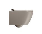 Унитаз подвесной GSI Pura 500, Swirlflush, с креплением FISR5, Tortora matt серо-бежевый матовый 8816FR505