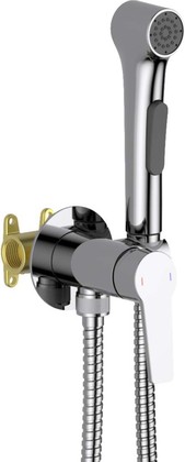 Комплект для гигиенического душа Aquatek Лугано встроенный, хром AQ1719CR